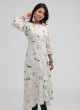 Light Pista Kurti In Soft Linen Fabric